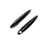 SPGSGMGTXT Juego de 2 pegatinas para maninja de puerta exterior de Para Mini Para Cooper S JCW R50-R58, accesorios de estilo de coche. Manija De Puerta De Automóvil(Gloss Black)