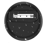 SPGUARD 1er Pack Versteckte Apple Airtag Hülle Kinder(AirTag 1/2), wasserdichte Silikon-Schutzhülle mit Sicherheitsnadeln für Kinder, Senioren, Haustiere, Kleidung, Rucksack, Gepäck (Schwarz)