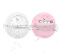 SPGUARD Pack de 2 Fundas Ocultas para Apple Airtag para niños(AirTag 1/2), Impermeables, con imperdibles de Seguridad, para niños, Ancianos, Mascotas, Ropa, Mochila, Equipaje (Blanco/Rosa)