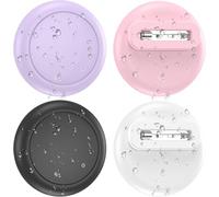 SPGUARD Pack de 4 Fundas Ocultas para Apple Airtag para niños(AirTag 1/2), Funda Protectora de Silicona Impermeable con imperdibles de Seguridad para niños, Personas Mayores y Mascotas