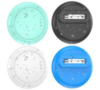 SPGUARD Pack de 4 Fundas Ocultas para Apple Airtag para niños(AirTag 1/2), Funda Protectora de Silicona Impermeable con imperdibles de Seguridad para niños, Personas Mayores y Mascotas