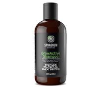 Sphagnum Botanicals Champú Anticaída para el Crecimiento del Cabello | Turba, aceite de árbol de té y mentol limpian y refrescan el cuero cabelludo. Fortalece el pelo fino y dañado, sin sulfatos