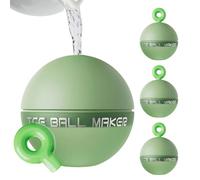 Sphere Ice Mold 4 Piece 6.5cm Reusable Non Stick Easy Release