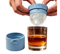 Sphere Ice Mold - Leak-proof Rotating Lock Soccer Hockey Puck Mold