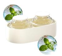 Sphere Ice Mold - Silicone Ice Ball Maker Tray | Large Round Cube Form Flexible Easy Release Design Freezer Safe Material for Home, Bar, Kitchen, Camping, Picnic or Party Drinks