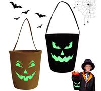 SPHERETRON Halloween Candy Handtasch Beutel zum Sammelvon Süßigkeiten Geschenkktüten Partytüten Halloween Tüten für Süßes oder Saures Geschenkktüten für Partygeschenke für Kinder (A)