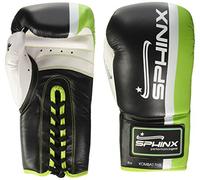 Sphinx Gear Pro-Fight Kombat Fhx Guante de Boxeo, Adultos Unisex, Negro, 08 oz
