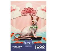Sphynx 1000 Piezas Rompecabezas DIY Cute Cat Familiar para Adultos Y Niños Europeo Juguetes Desafiantes 70x50cm/1000pcs