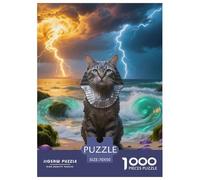 Sphynx 1000 Piezas Rompecabezas DIY Cute Cat para Adultos A Partir De 14 Años Imposible Regalo 70x50cm/1000pcs