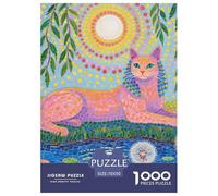 Sphynx 1000 Piezas Rompecabezas DIY Cute Cat para Adultos para Adultos Y Niños A Partir De 12 Años Imposible Regalo 70x50cm/1000pcs
