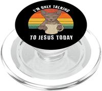 Sphynx Cat Café Jesús Hablando Humor introvertido PopSockets PopGrip para MagSafe