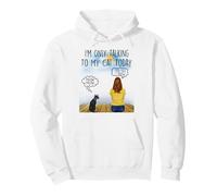 Sphynx Cat I'm Only Talking To My Cat Today Cats Lovers Sudadera con Capucha