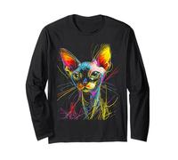 sphynx hairless Cat Mom Dad cats Lover Pet Manga Larga