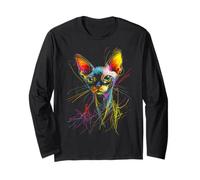 sphynx hairless Cat Mom Dad cats Lover Pet Manga Larga