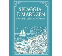 Spiaggia e Mare Zen - Immagini da Colorare per Adulti