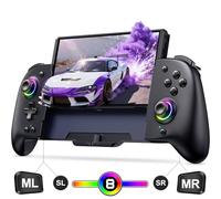 Spican Controladores de interruptor para Nintendo Switch/OLED, accesorios de interruptor, controlador inalámbrico Pro Joypad, controlador de modo de mano de tamaño completo con batería/turbo para