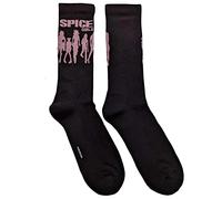 Spice Girls - Calcetines Silueta para Adultos Unisex (40,5 EU, 45,5 EU) (Negro)