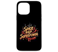 Spice is My Superpower Chili Pepper Lover Hot Foodie Carcasa para iPhone 13 Pro MAX