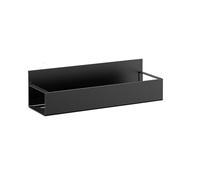 Spice Rack Estante magnético for refrigerador, estante de almacenamiento lateral for especias y artículos diversos, cesta colgante, organizador cocina que ahorra espacio, soporte for el hogar(Black-S)