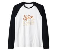 Spice & Scrubs - Enfermera de especias de calabaza Camiseta Manga Raglan