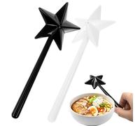 Spice Shaker, Magic Wand Salt and Pepper Shakers, Refillable Magic Wands Spice Dispenser Magical Salt & Pepper Stick,Spices Spice Shaker with Holes (negro + blanco)