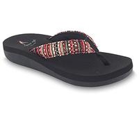 Spice Up CORIA, Sandalias Planas Mujer, Negro, 37 EU