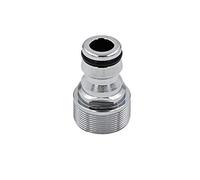 SpiceFlow Adaptador de grifo | M24 x 1 AG Gardena compatible | cromo/latón