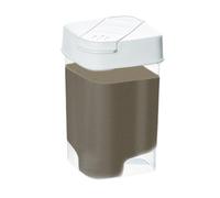 Spices Storage Container - 7x7x10cm Airtight Kitchen Seasoning Jars With Clear Lids, Stackable Or Glass Organizer For Cabinet, Countertop, Pantry, Leakproof Design With Labels For Salt,