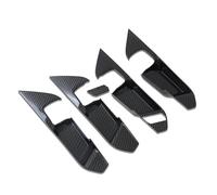 SPICLY Para Toyota Para Rav4 Para Rav 4 2019-2024 Cubierta De Manija De Puerta Interior De Fibra De Carbono Embellecedor Pegatina De Bisel Accesorios LHD Manijas interiores para coche