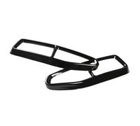 SPICLY Tubo Escape Coche para B&MW 7 G11 G12 2019-2020 2 Piezas Cubierta De Protección Impermeable A Prueba Herrumbre Molduras De Marcos De Tubo De Garganta Trasera Brillante