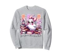Spicy Books Ghost Good Ghouls Lee Spicy Books Halloween Sudadera