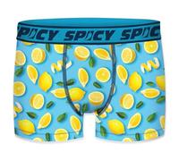 SPICY Calzoncillo Boxer hombre-microfibra-92% poliéster, 8% Elastano, Unitario T678-3, XL para Hombre