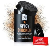 Spicy Chicken Rub Sazonador Especias Picantes para Barbacoa de Pollo Mezcla de Condimento Seco Marinada Seca pimientos para Carne y Bistec Cerdo Pavo Verdura sin gluten 175g
