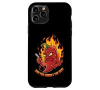 Spicy Chili Pepper Cartoon Can You Handle The Heat Carcasa para iPhone 11 Pro