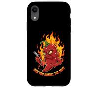 Spicy Chili Pepper Cartoon Can You Handle The Heat Carcasa para iPhone XR
