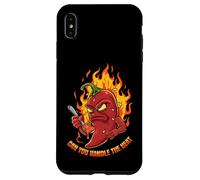 Spicy Chili Pepper Cartoon Can You Handle The Heat Carcasa para iPhone XS MAX