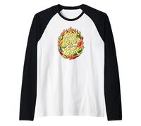 Spicy Chili Pepper Hot Food Life'S Better with a Kick Design Camiseta Manga Raglan