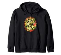 Spicy Chili Pepper Hot Food Life'S Better with a Kick Design Sudadera con Capucha