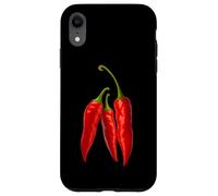 Spicy Hot Life Everyday with Red Chili Paper Graphic Designs Carcasa para iPhone XR