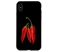 Spicy Hot Life Everyday with Red Chili Paper Graphic Designs Carcasa para iPhone XS MAX