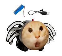 Spider Electric Para Gatos - Broma Automática De Juguetes Interactivos | Movimiento De Juguetes Realista Con Luces, Dispositivo Electrónico Para Regalo De Cumpleaños De Navidad Gatos Divertidos En Cas