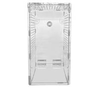 Spider Enclosure, Acrylic Jumping Spider House, Ventilated Reptile Cage, Clear Breeding Habitat, Secure Observation Design, For Frog Lizard Gecko Turtle Use, 11.81x5.91x5.91 Inches