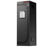 Spider Farmer Armario de Cultivo Profesional Aprox 60x60x180cm con Mirilla y Bandeja Inferior Lona Mylar 1680D Gruesa, Armario hidropónico para Cultivo Interior para SF1000/SF600