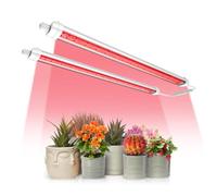 Spider Farmer GlowR40 Lámpara LED para Plantas, Barras de Iluminación Suplementaria de Espectro Rojo, 650-665NM Cultivo de Alta Eficiencia para Plantas de Interior Floración Juego de 2, 40W
