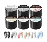 Spider Gel For Nails, Multipurpose Nail Gel, Wire Drawing Nail Gel, Polish Gel, Compact Gel Liner For Nails, Gel Paint, Long-Lasting Nail Gel For Nails