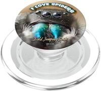 Spider Gift I Love Spiders Bold Jumping Spider PopSockets PopGrip para MagSafe