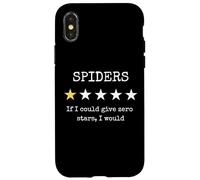 Spider Haters Arachnaphobe Funny Sarcastic Bug Exterminator Carcasa para iPhone X/XS