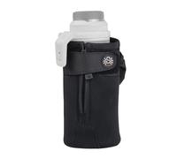 SPIDER HOLSTER - Funda SpiderPro v2 para lente de cámara para cualquier cinturón con correa de velcro de acceso con una sola mano, capucha para lluvia integrada y correa de velcro para tapa de lente,