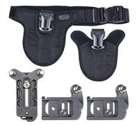 Spider Holster - SpiderPro Mirrorless Dual Camera System v2 - El sistema profesional de transporte rápido para (2) cámaras sin espejo y equipo pesado, Negro, Dual Mirrorless