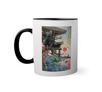 spider in japan art Superhero Anime Manga Taza de color negro con mango a juego 330ml
